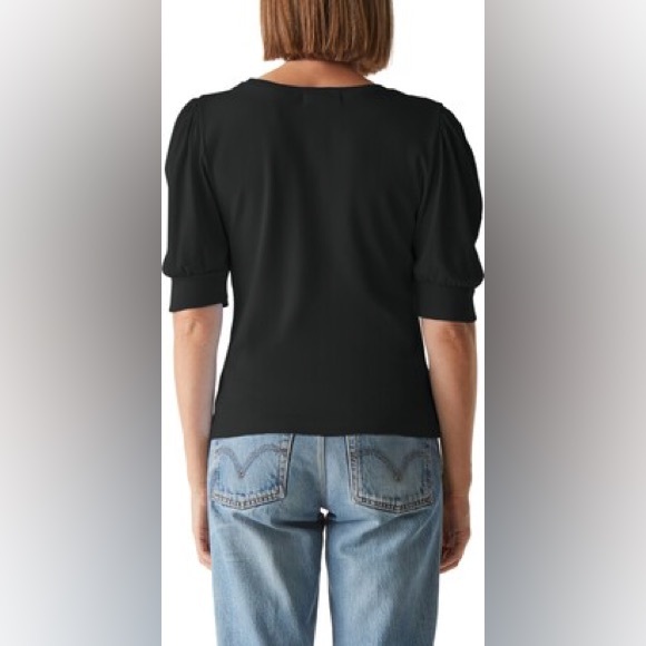 NWOT MICHAEL Stars Rosario Puff Sleeve Knit Top - Picture 2 of 5